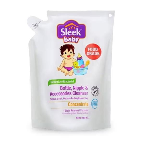 Sleek baby bottle