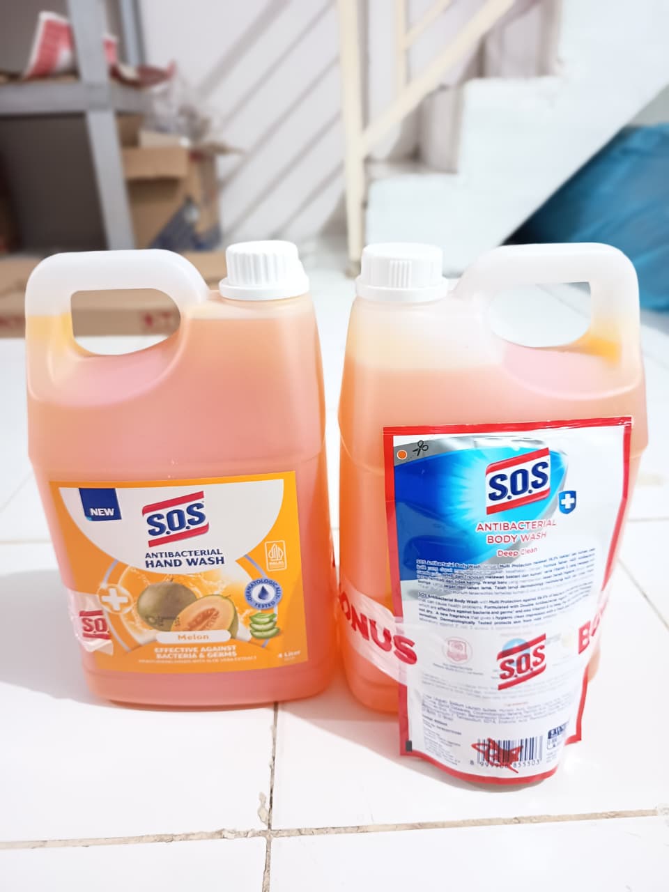 Sabun Cuci Tangan SOS 4L