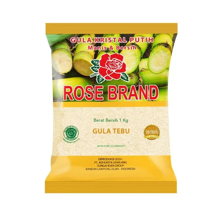 GULA ROSE BRAND TEBU 1 KG