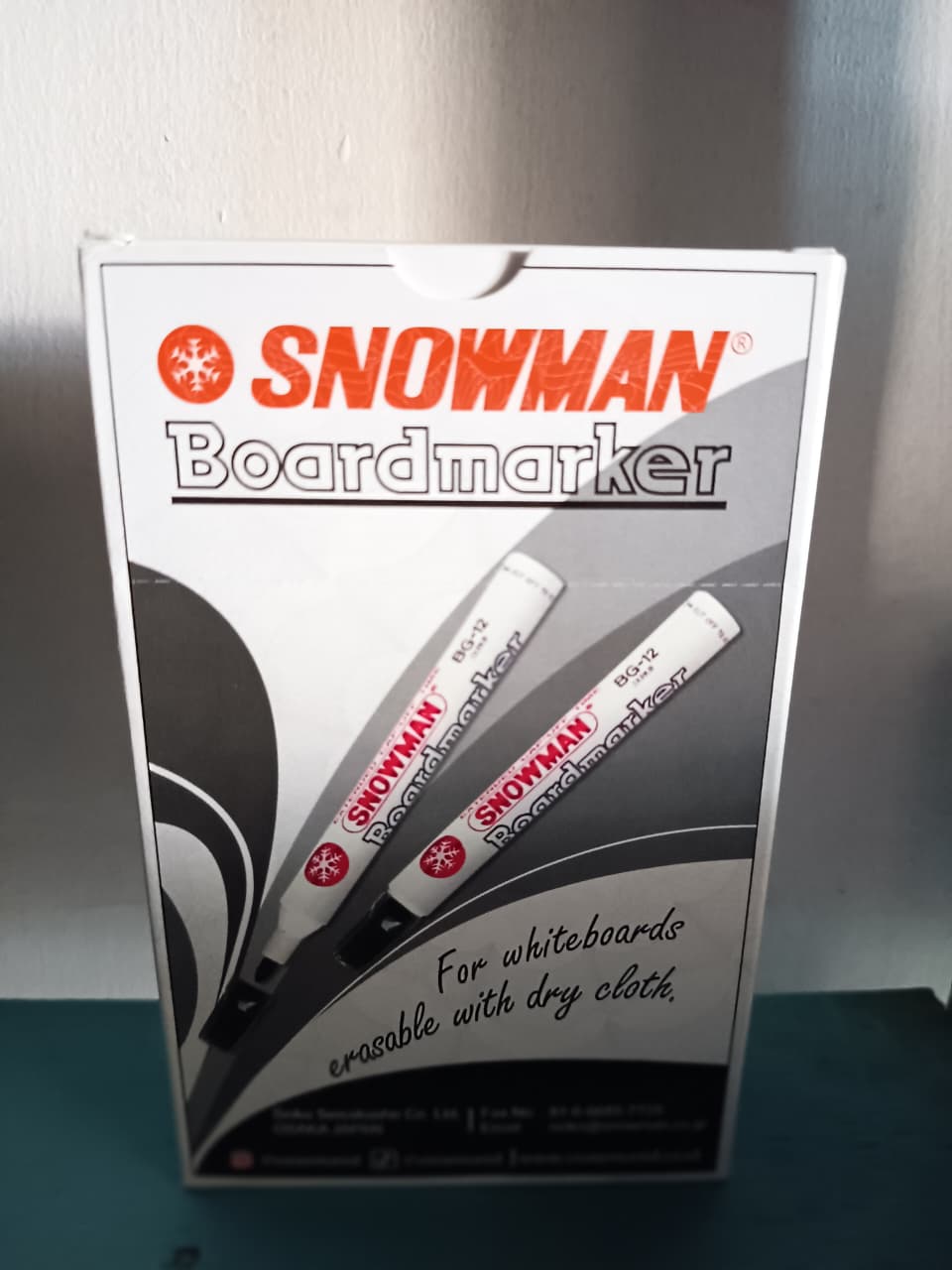 Spidol SNOWMAN Boardmark Hitam